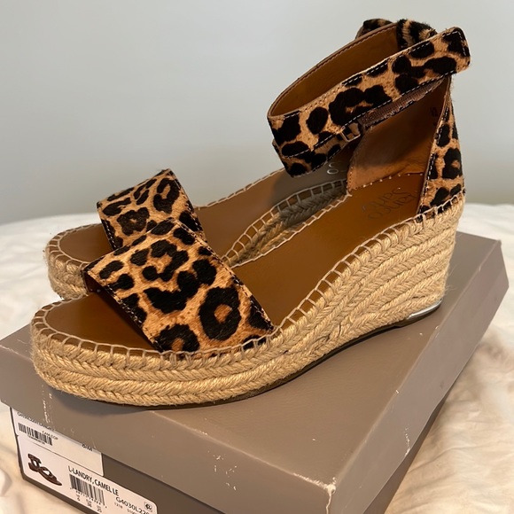 Franco Sarto Shoes - Women’s Franco Sarto Cheetah Print Wedges 8